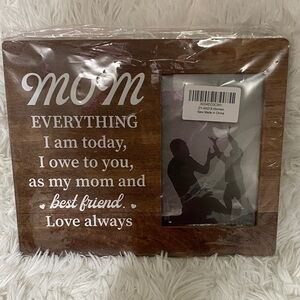 Mom Sentiment Wooden Photo Frame